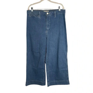 Madewell Emmett Wide Leg Crop Size 32